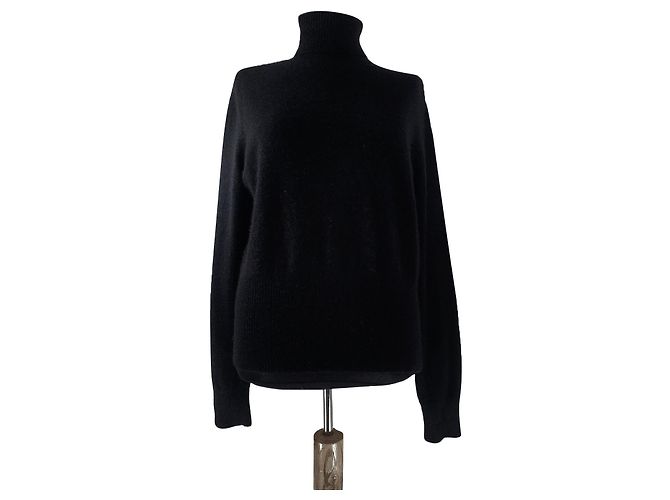 Autre Marque Covington Kaschmir Polopullover Schwarz