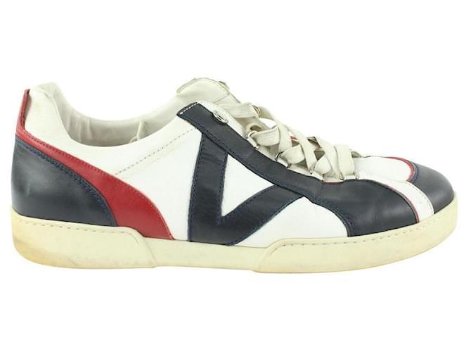 Louis Vuitton Pour des hommes 13 Basket Rennes US Navy x Blanc x Rouge  ref.472572