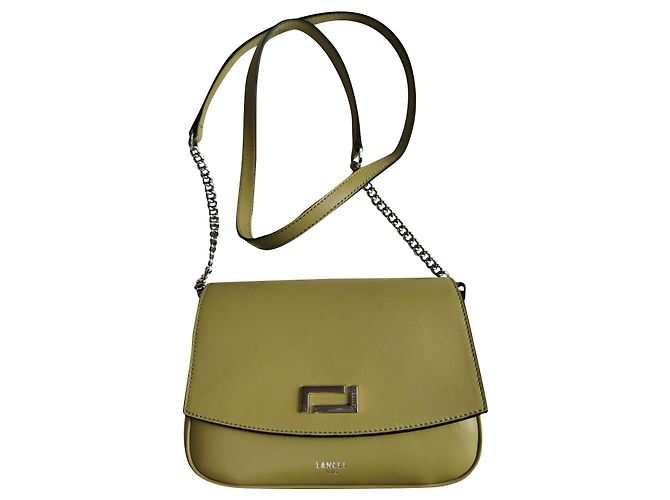 Borsa Lancel in pelle verde pistacchio Verde oliva