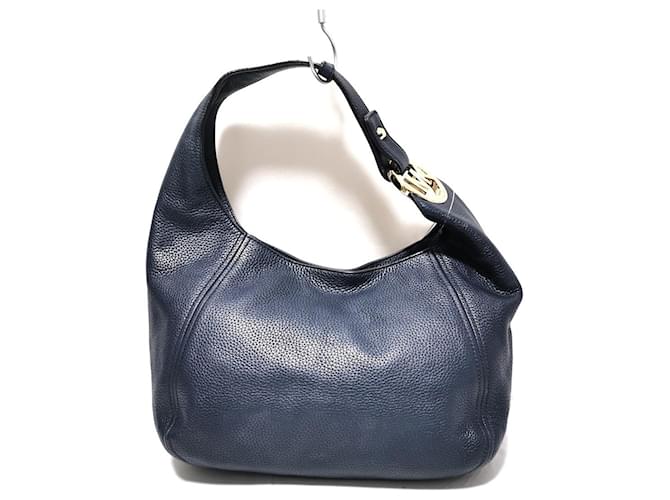 Michael Kors Shoulder bag Navy blue Leather  - Joli Closet