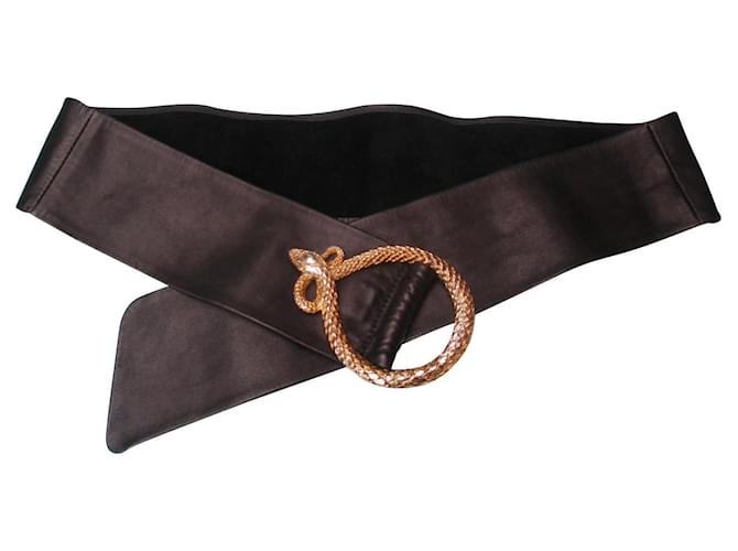 Uterque Belts Black Leather  ref.473211