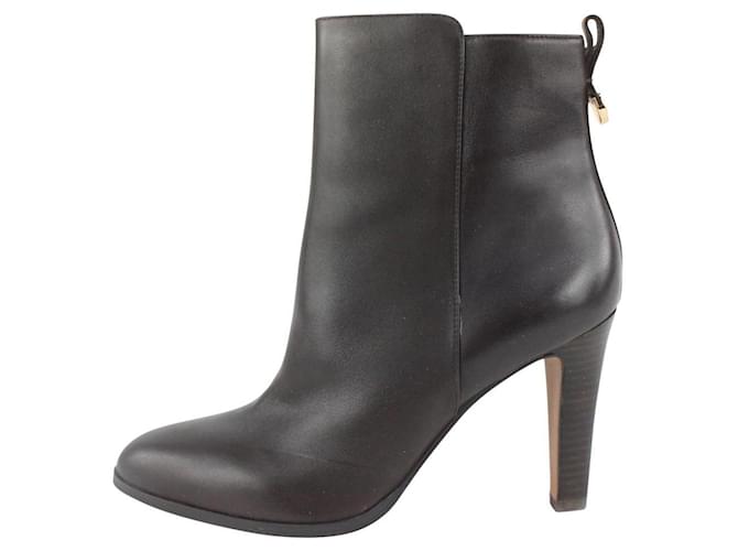 coach heeled booties