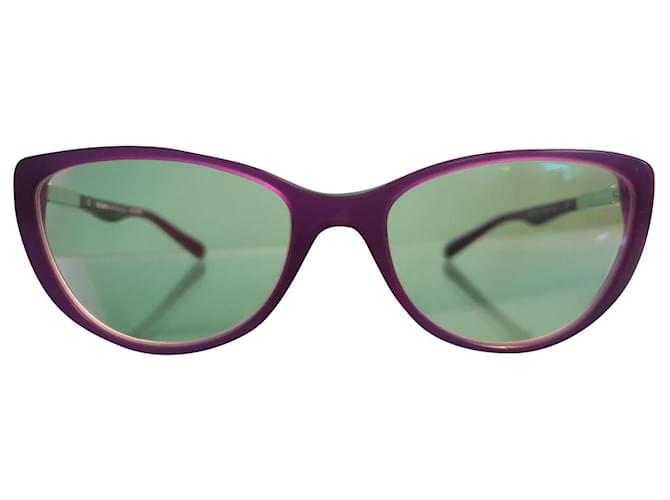 Dolce & Gabbana Des lunettes de soleil Plastique Gris Violet  ref.474232