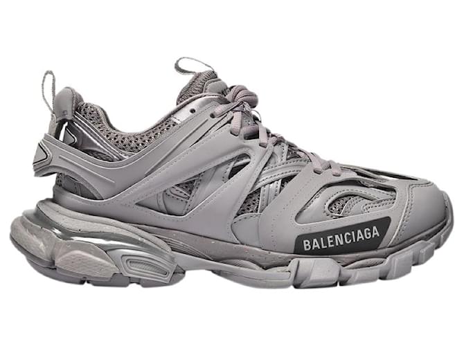 Balenciaga Track Sneakers in Grey Canvas  ref.474324