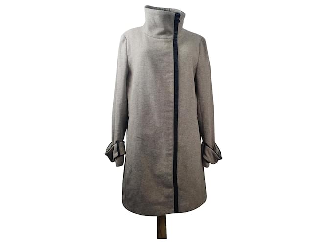 Calvin Klein Coats, Outerwear Beige Wool  ref.474398
