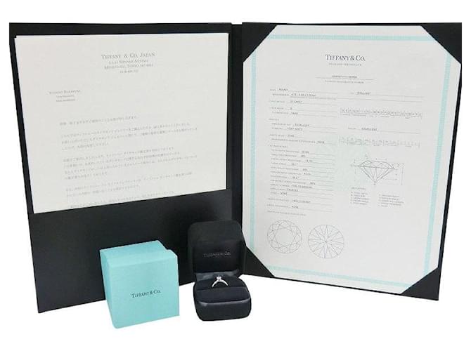 [Occasion] Tiffany TIFFANY & Co. Bague de diamant Platine Argenté  ref.474413