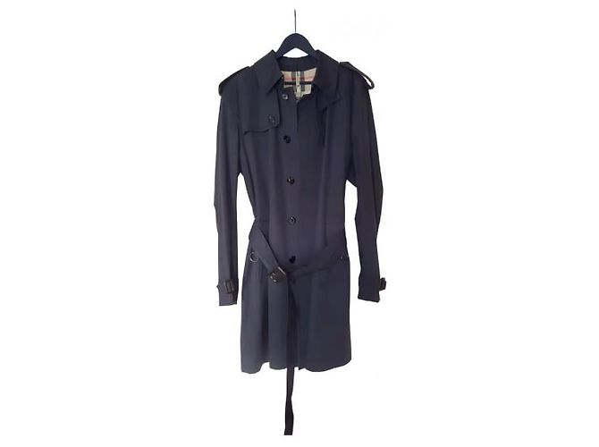 Trench Burberry Heritage Blu navy