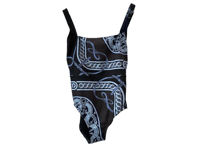 Hermès Badebekleidung Hellblau Dunkelblau