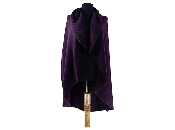 Autre Marque Johnstons Of Elgin Dark purple Wool Angora  ref.475249