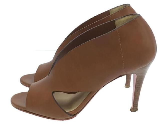 [Used] Christian Louboutin Pumps / 35 / BRW / Leather Brown  ref.475503