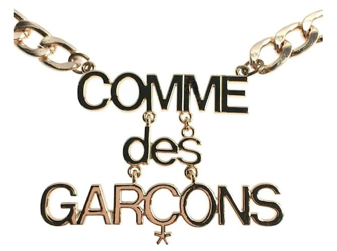 Collier COMME des GARCONS GLD Dore ref.475621 Joli Closet