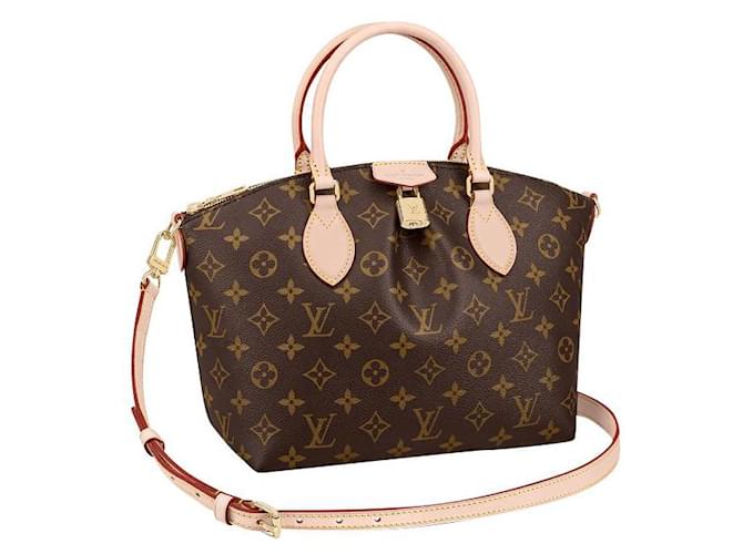Louis Vuitton LV Boite bag tote PM Brown Leather  ref.475837