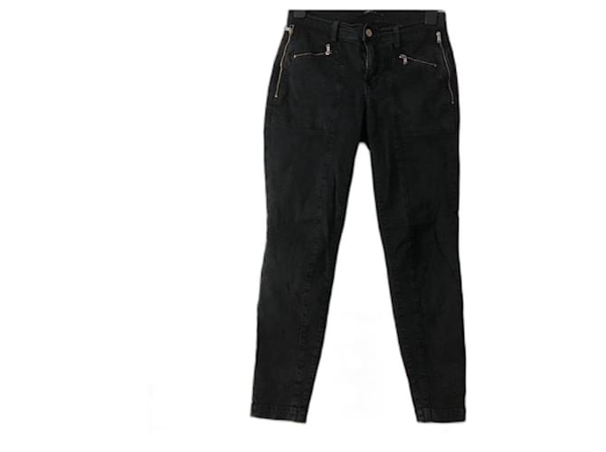 J Brand Genesis Jeans Schwarz Baumwolle Elasthan  ref.215528