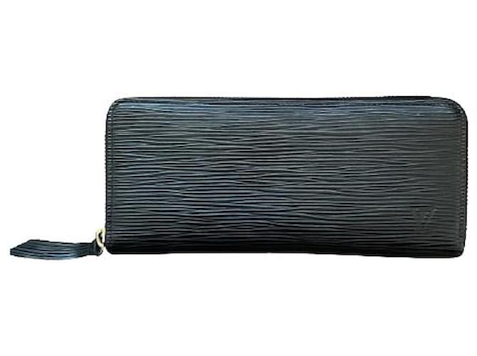 Louis Vuitton clemence Black Leather  ref.444109