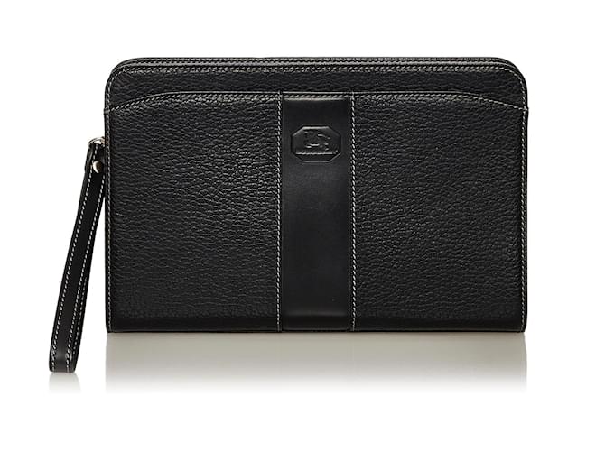 burberry black clutch bag