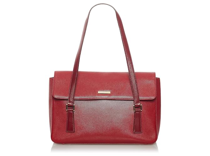 burberry red tote