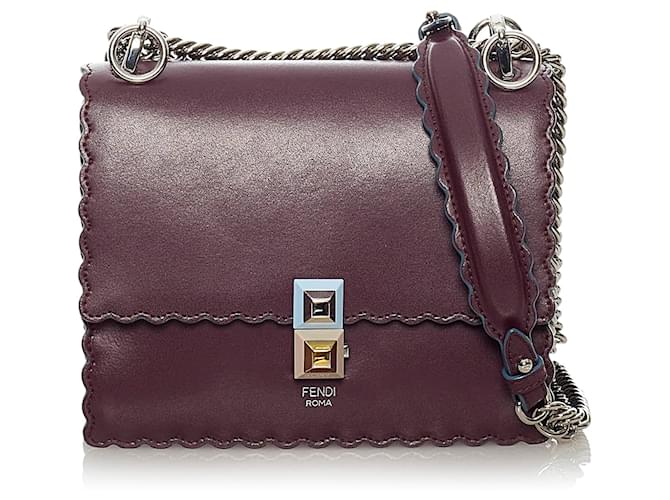 Fendi leather crossbody on sale bag