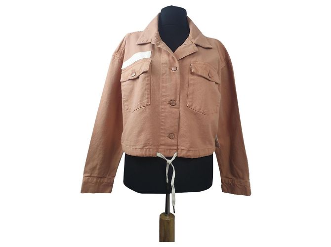 Autre Marque Chaqueta Sloane Coffee Ética Rosa de Algodón Multicolor