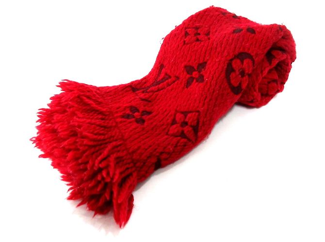 Twist Louis Vuitton Sciarpa Rosso Seta