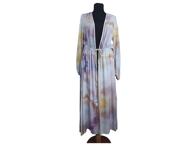 Autre Marque Aeryne Lange Strickjacke Viscose Mehrfarbig S Mehrfarben