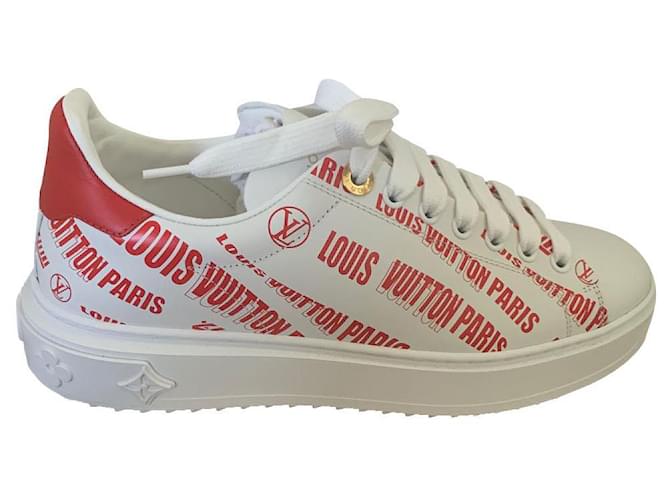 Archlight sneaker Louis Vuitton White Red Leather ref.477081