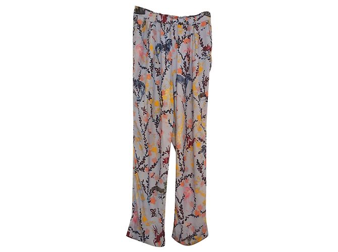 Autre Marque Pantalones Vinnie Stine Goya de viscosa Multicolor