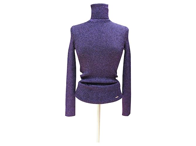Dsquared2 lila Lurex-Pullover 