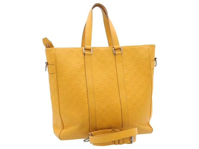 Louis Vuitton Tadao Yellow Leather  ref.477625