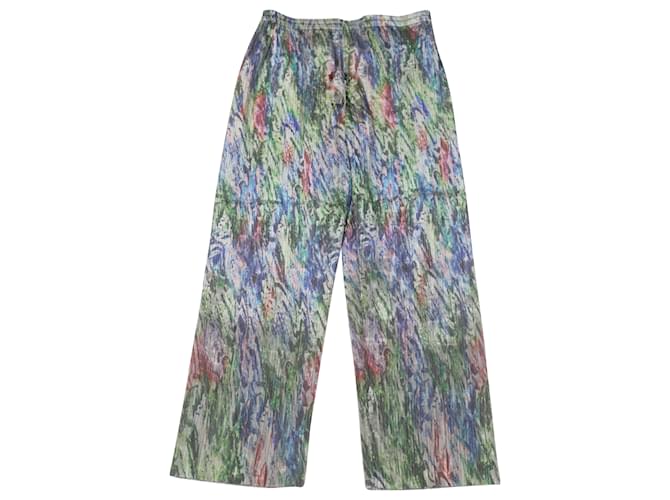 Giorgio Armani Straight-Leg Pants in Multicolor Polyester Python print  ref.477667
