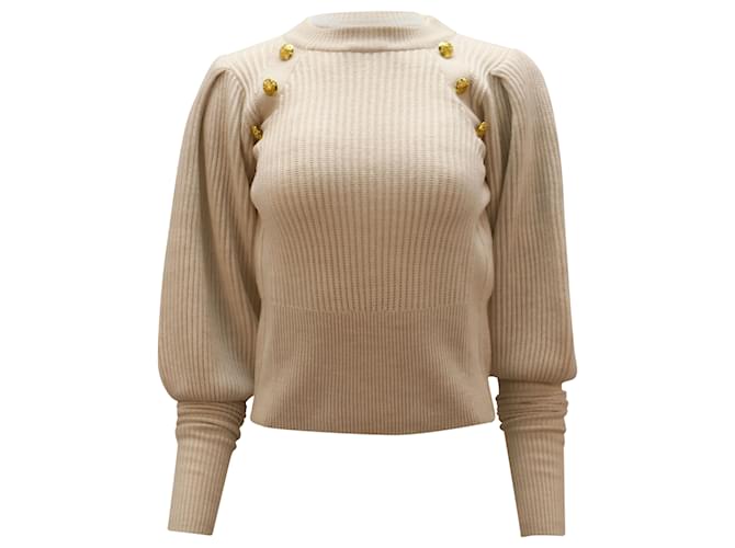 Veronica Beard Jude Sweater in White Wool  ref.477736