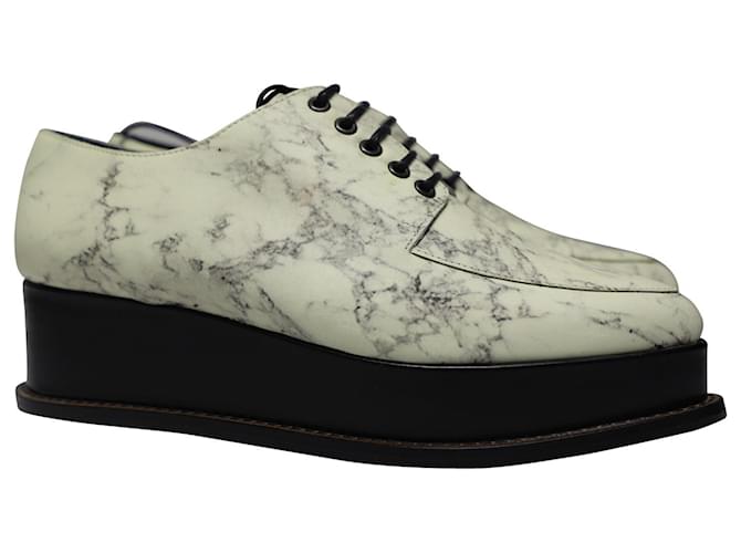 Opening Ceremony Eleanora Platform Oxfords in Marble Print Leather Multiple colors  ref.477908