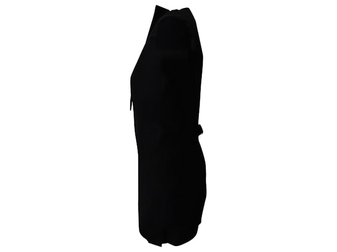 Lanvin Mini Dress in Grey Viscose Cellulose fibre  ref.477950