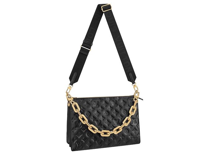 Louis Vuitton Tracolla amovibile nera Nero