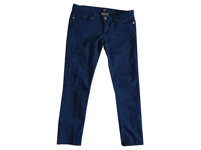 D&G Jeans Blu Cotone  ref.478190