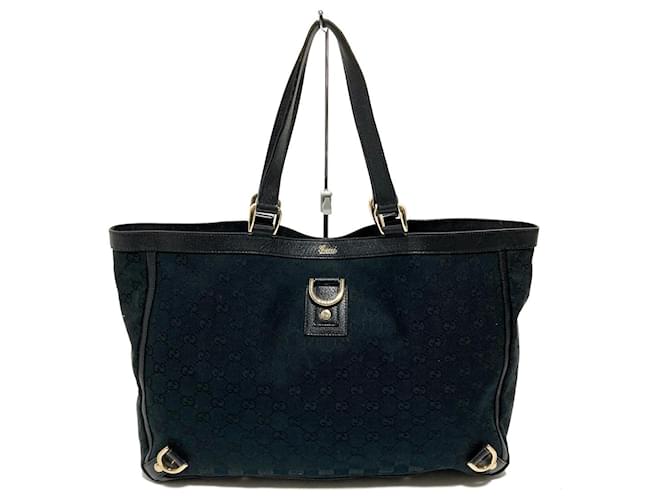 Gucci GG pattern Navy blue Tweed  ref.478195