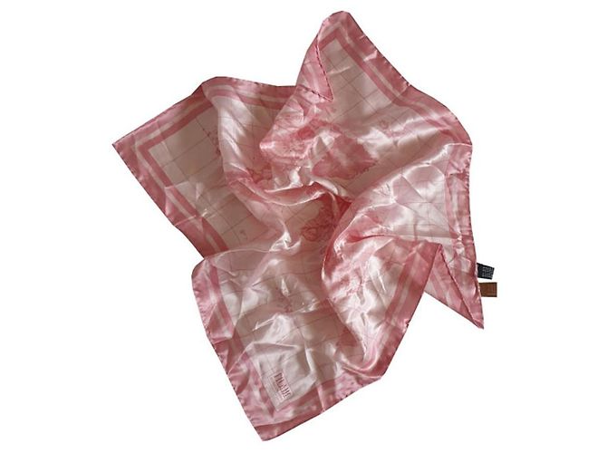 Autre Marque Bufanda de seda Alviero Martini 1ᴬ Clase Geo Classic rosa