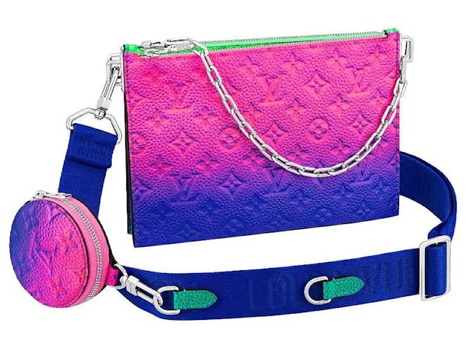purple and green louis vuittons handbags