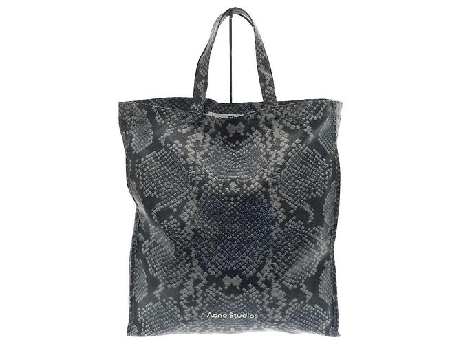 ACNE STUDIOS (Acne)  20AW/Modello Python/Stampa/Borsa Audrey/Borsa tote/BLU/Animale