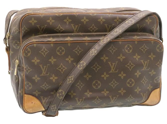 Auth Louis Vuitton Monogram Nile GM M45242 Women's Shoulder Bag