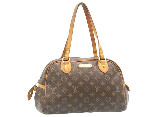 Louis Vuitton Hand Bag Montorgueil Pm Monogram Bag Added Strap