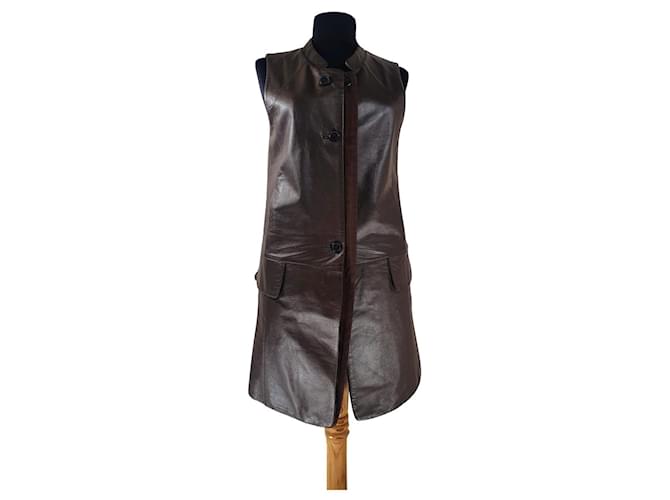 Joseph Jackets Brown Leather  ref.479202