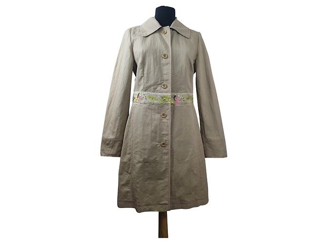 Trench Coat IQ + Berlin Bege de Algodão