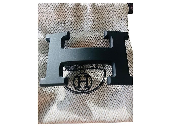 Constance Hermès Hebilla de cinturón de hermes Negro