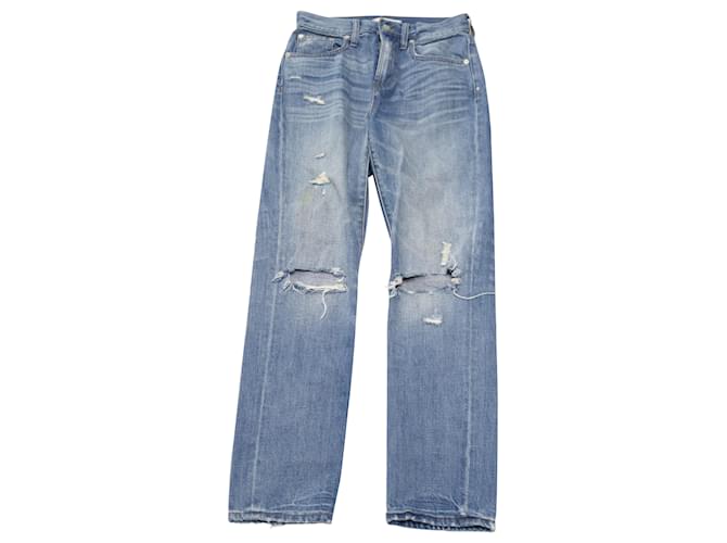 Madewell The Perfect Vintage Jeans in denim di cotone blu  ref.479630