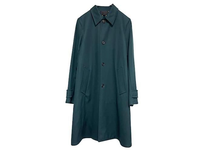 PRADA Bal collar coat / 46 / wool / GRN / 14AW / A line / earth coat / 2014  model