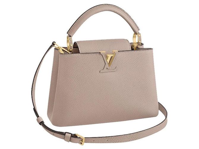 Louis Vuitton LV Galet Capucines BB Cinza