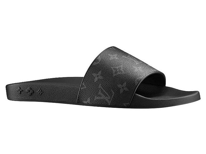 Louis Vuitton LV waterfront mules Grey