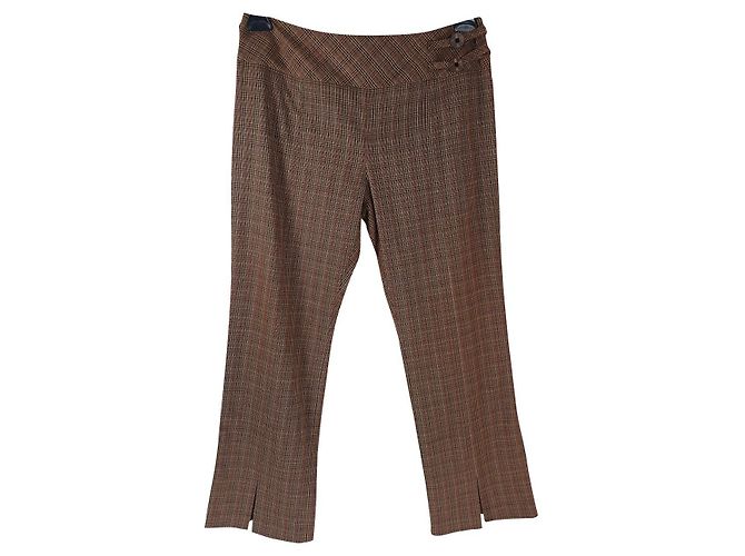 Kenzo Wool and Viscose Pants Size 42 Multiple colors