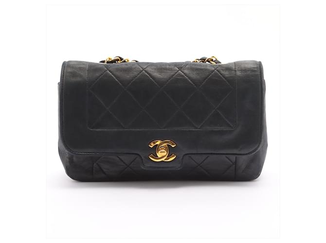 Chanel Black Leather  ref.481216
