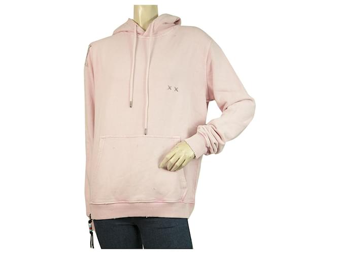 Autre Marque Project E Pink Cotton Prepster Sweatshirt Hooded Top Fit Slim taille S Coton Rose  ref.481341